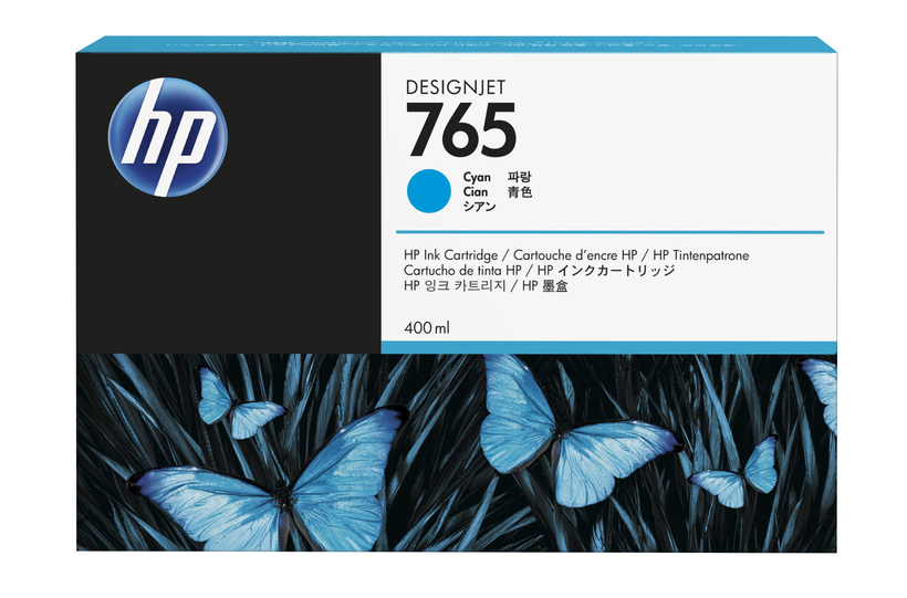 HP 765 Ink 400ml Cyan