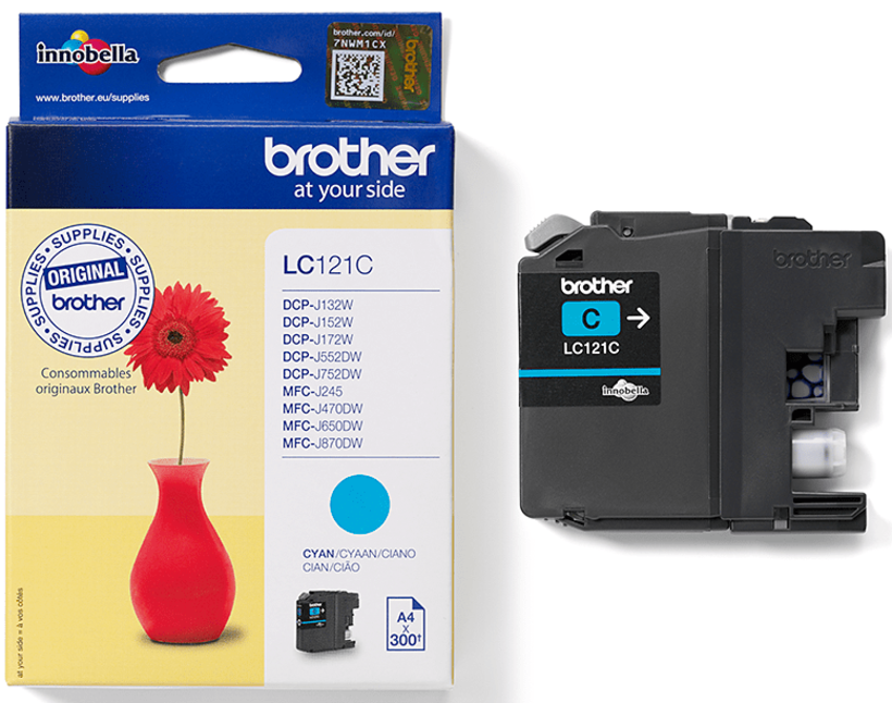 Brother LC-121C tinta cián