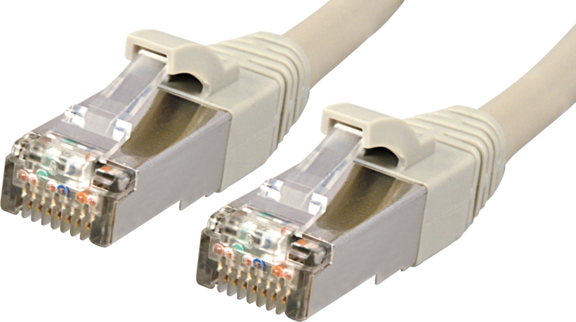 Kabel krosowy RJ45 S/FTP Cat6 15 m szary