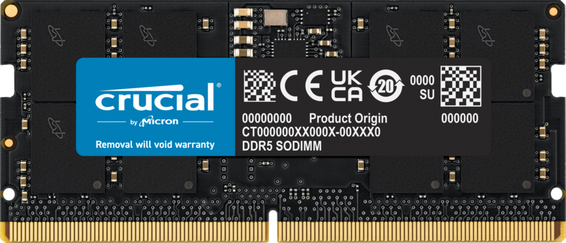 Crucial 64GB (2x32GB) DDR5 5200MHz Kit
