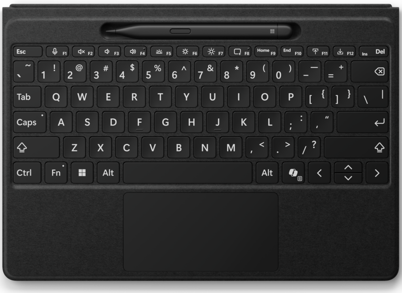 Clavier MS Surface Pro Flex + Slim Pen 2