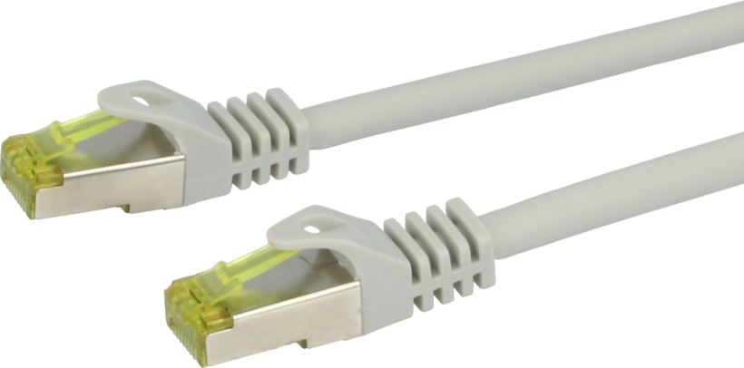 Câble patch RJ45 S/FTP Cat6a, 2 m, gris