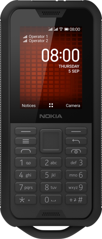 Nokia 800 Tough Mobiltelefon schwarz
