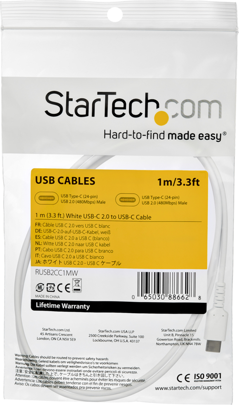 StarTech USB Type-C Cable 1m