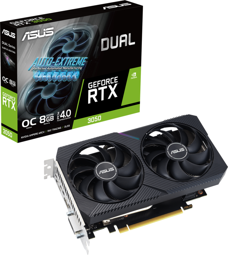 Asus Dual GeForce RTX3050 V2 Grafikkarte