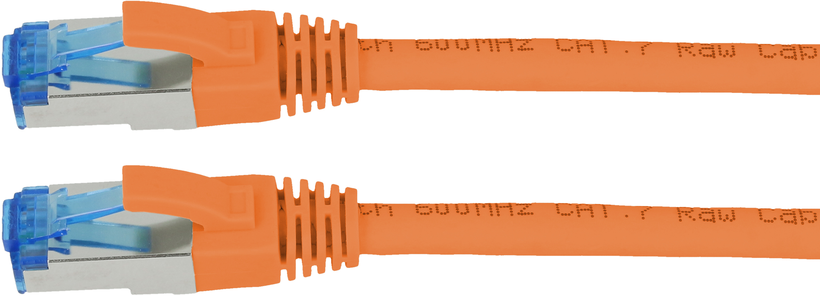 Câble patch RJ45 S/FTP Cat6a 2 m orange