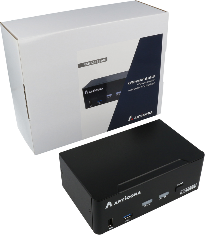 ARTICONA DP DualHead 2-port KVM Switch