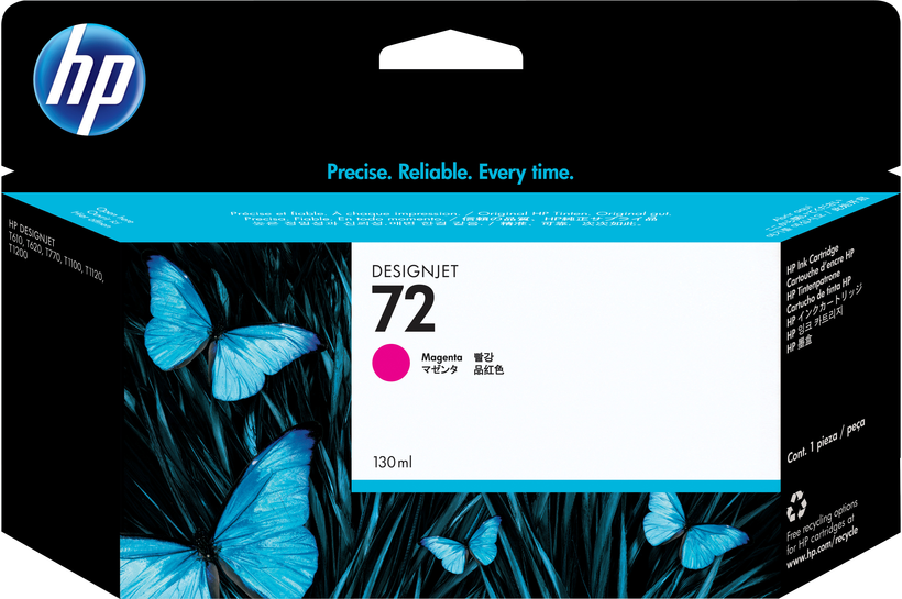 HP 72 Ink 130ml Magenta