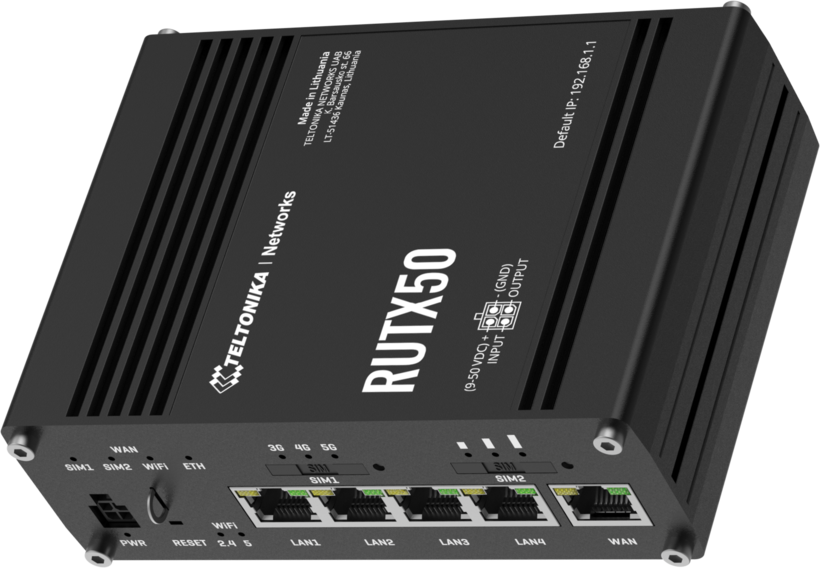 Router przemysłowy Teltonika RUTX50 5G