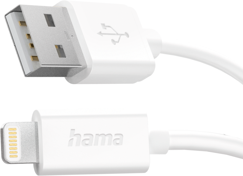 Cabo Hama USB tipo A - Lightning 1 m