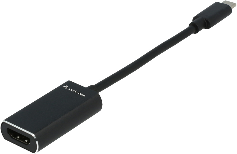 Adapter USB Type C/m-HDMI/f Alu
