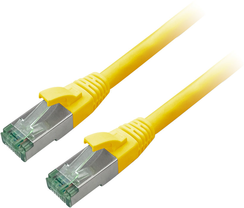 GRS Patch Cable RJ45 S/FTP Cat6a 7.5m ye