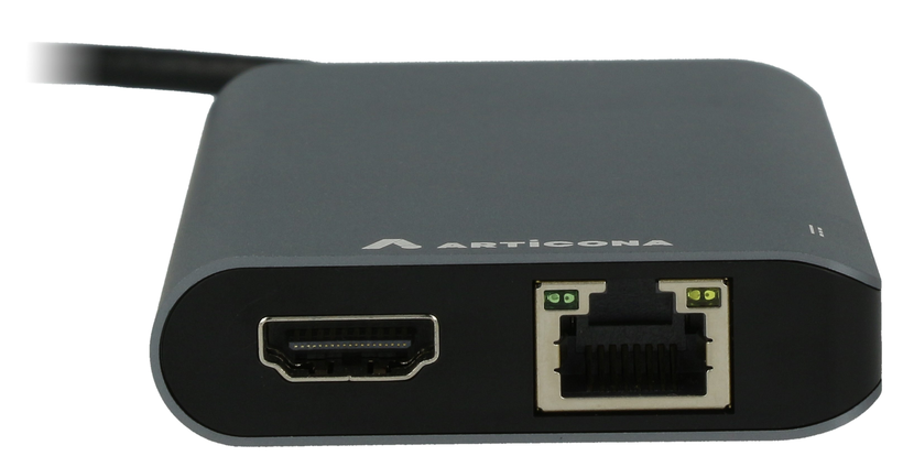 Adaptador USB C - HDMI/DP/RJ45/USB/SD