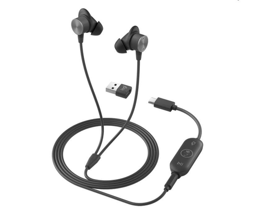 Buy Logitech Zone Wired Earbuds MS Teams 981 001009