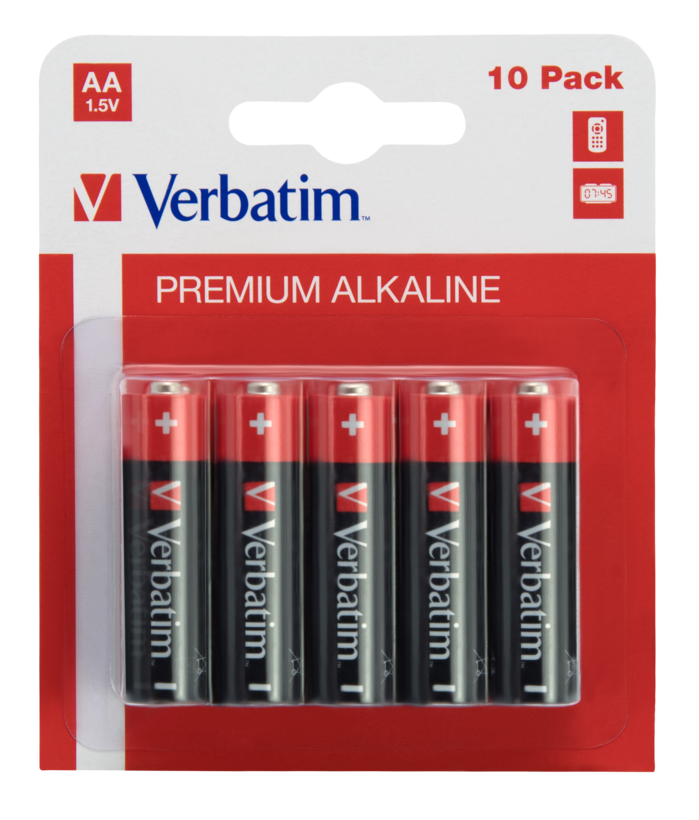 Verbatim LR6 Alkaline Battery 10-pack