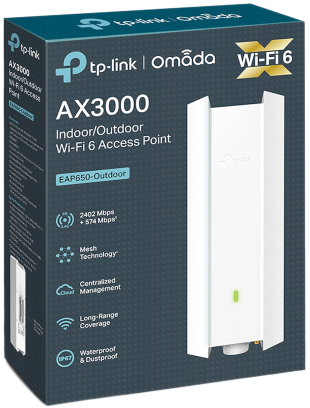 TP-LINK EAP650 Wi-Fi 6 hozzáférési pont