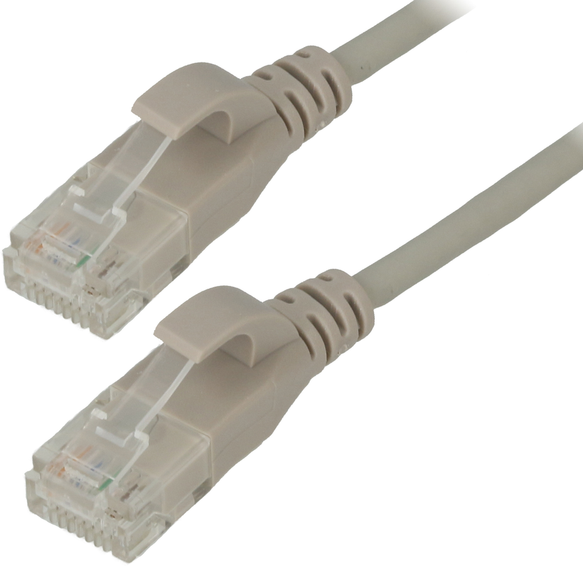 Patchkábel RJ45 U/UTP Cat6a 1,5 m szürke
