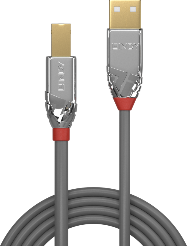 Cable USB 2.0 A/m-B/m 0.5m Anthracite