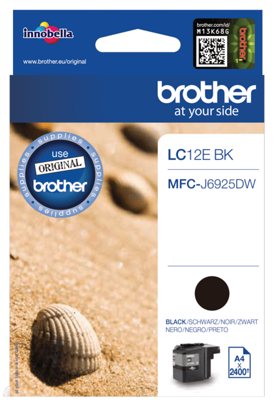 Brother LC-12EBK Tinte schwarz