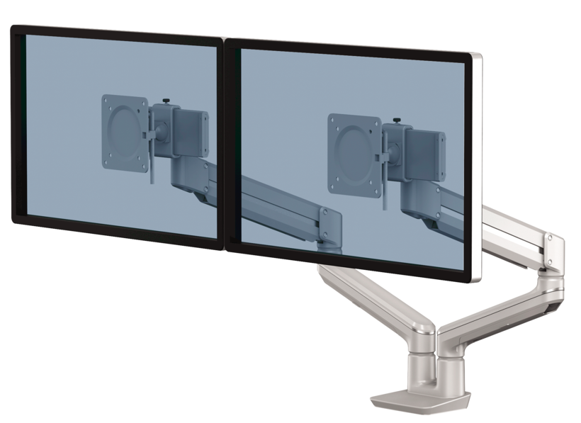 Fellowes Tallo Dual Monitor Arm Silver