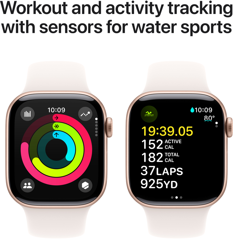 Apple Watch S10 LTE 42mm Alu roségold