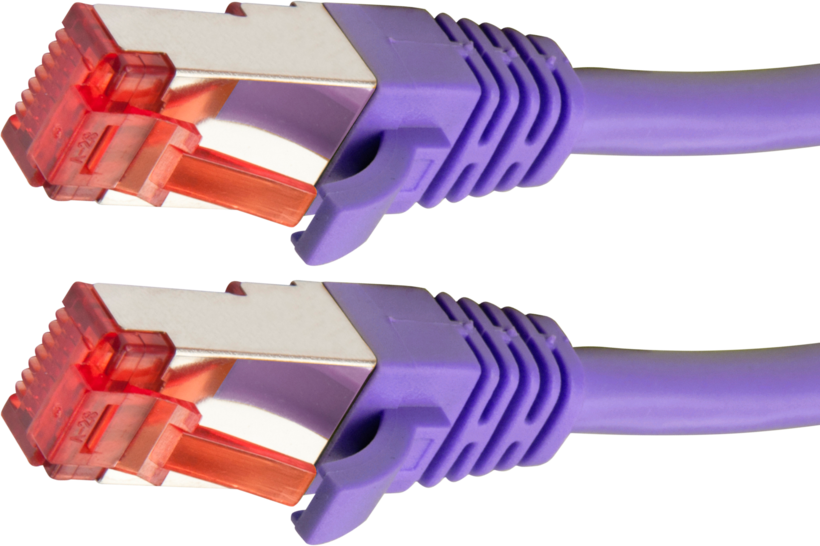 Patch Cable RJ45 S/FTP Cat6 10m Purple