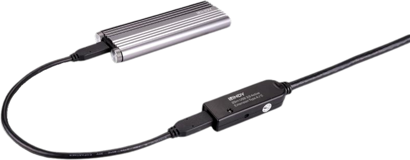 Alargador activo LINDY USB tipo C-A 20m
