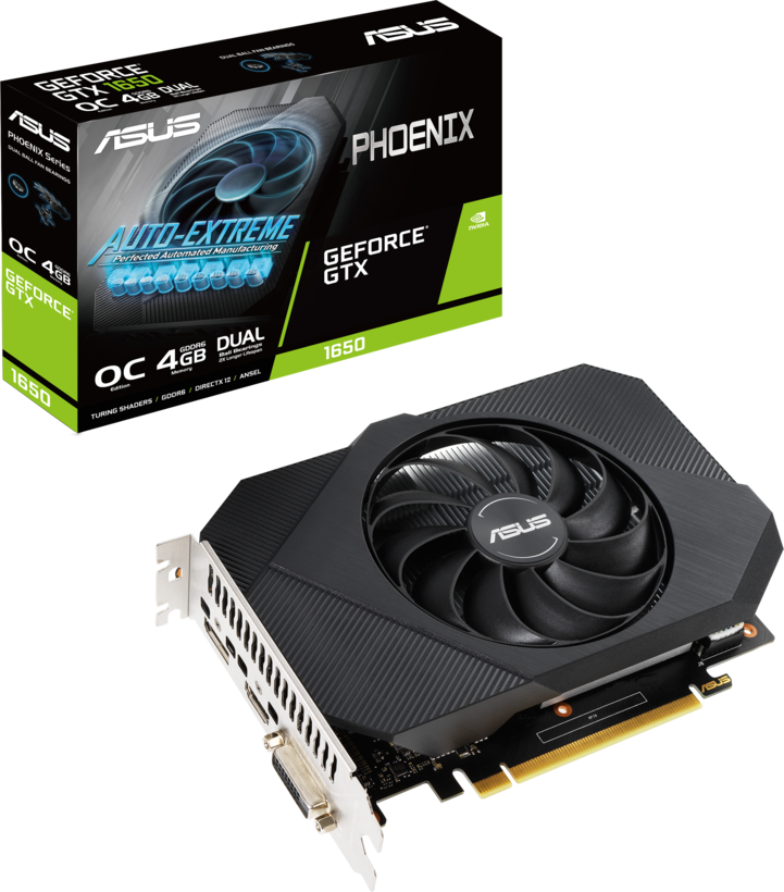 ASUS Phoenix GeForce GTX1650 Grafikkarte