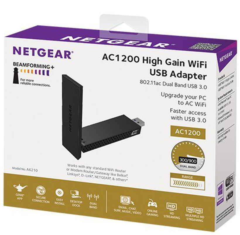 NETGEAR A6210 USB 3.0 WLAN Adapter