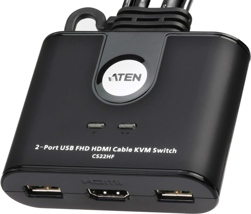 Prepínač KVM ATEN CS22HF HDMI 2port.