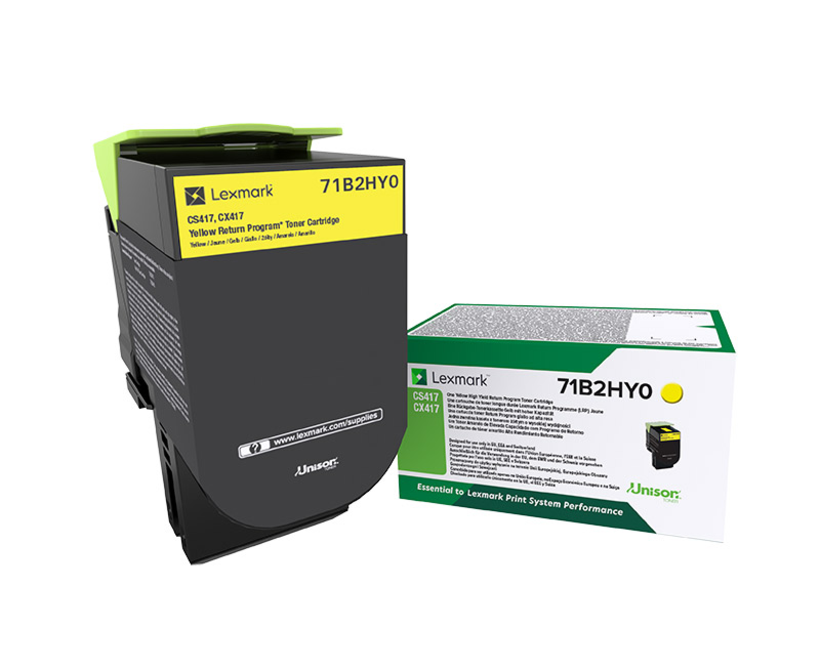 Lexmark 71B2H Toner Yellow