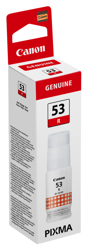 Tinta Canon GI-53R rojo