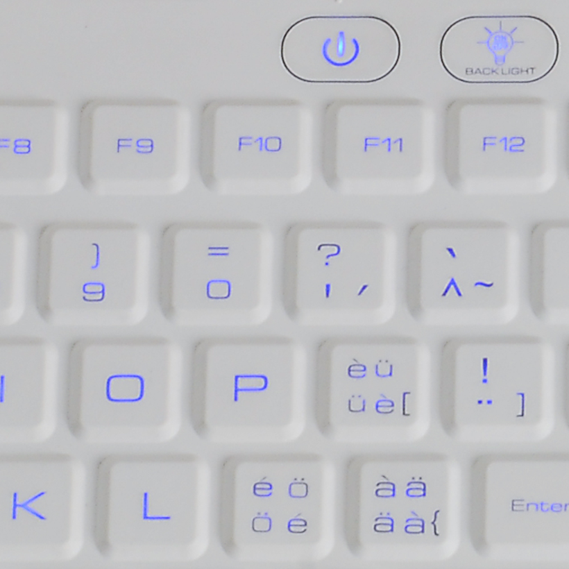 ARTICONA Full LED Medical Keyboard White