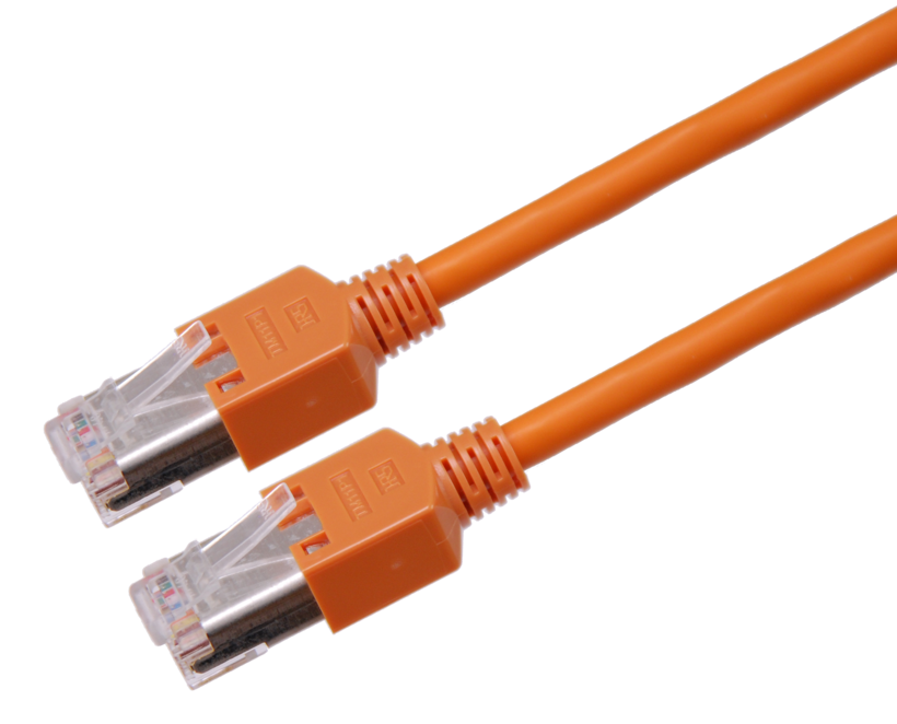 Patchkabel RJ45 S/UTP Cat5e 2m orange