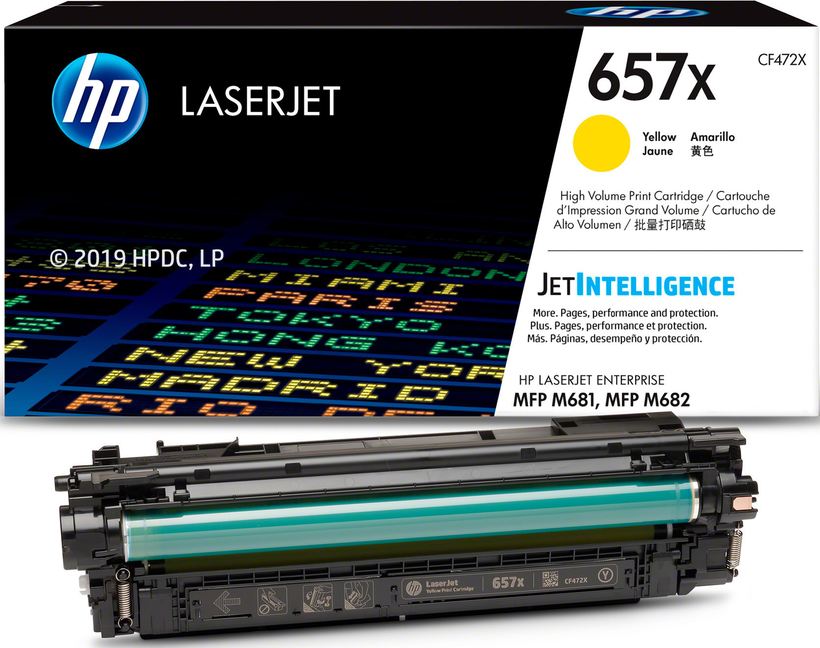 HP 657X Toner Yellow