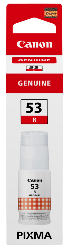 Tinta Canon GI-53R rojo