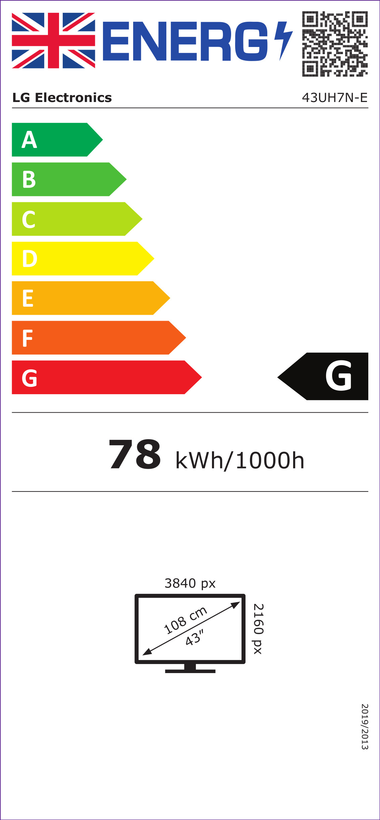 LG 43UH7N-E Signage Display