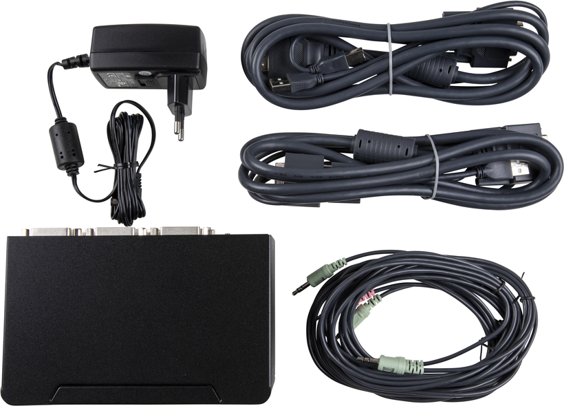 ARTICONA KVM switch DVI-I DualHead 2port