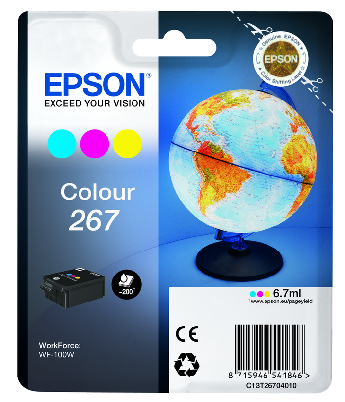 Epson 267 Tinte dreifarbig