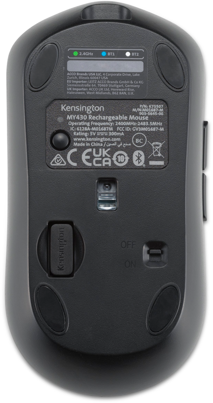 Kensington MY430 EQ BT + USB-A Mouse