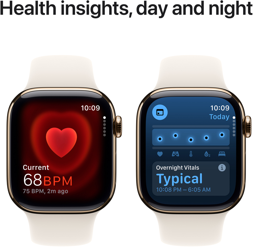 Apple Watch S10 LTE 42mm Titanium Gold