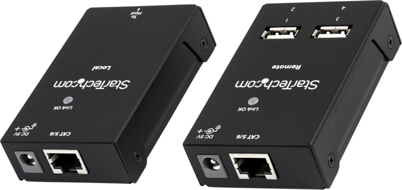 USB 2.0 Extender über Cat5 bis 50 m+Hub