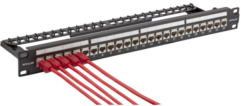 Patch Panel Cat.6A 24x RJ-45