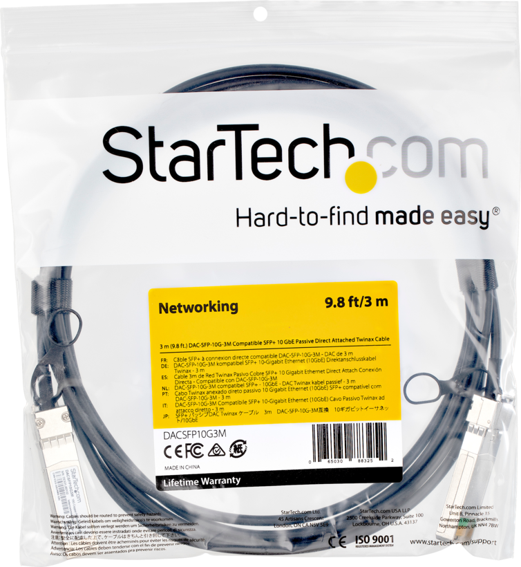 Kabel SFP+ Stecker - SFP+ Stecker 3 m