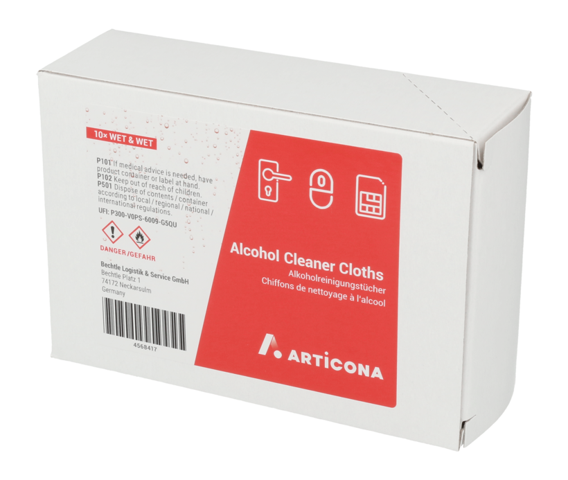 ARTICONA Alcohol-based Cleaner Cloth 10x