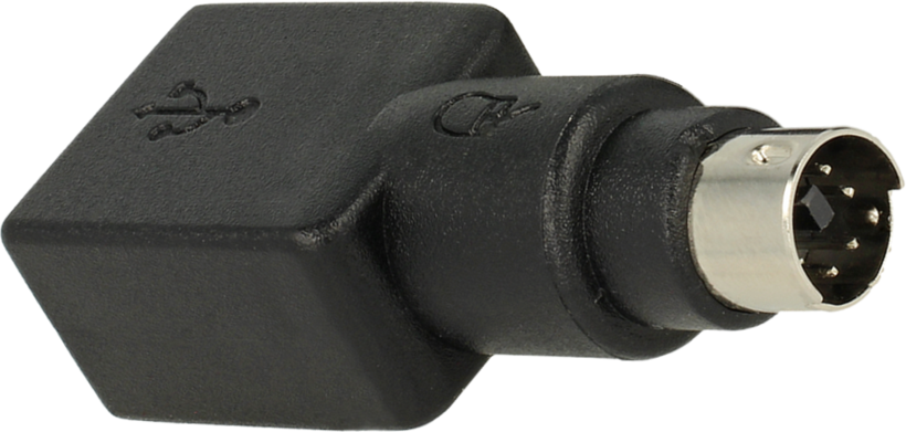 Adapter PS/2 Stecker - USB Typ A Buchse