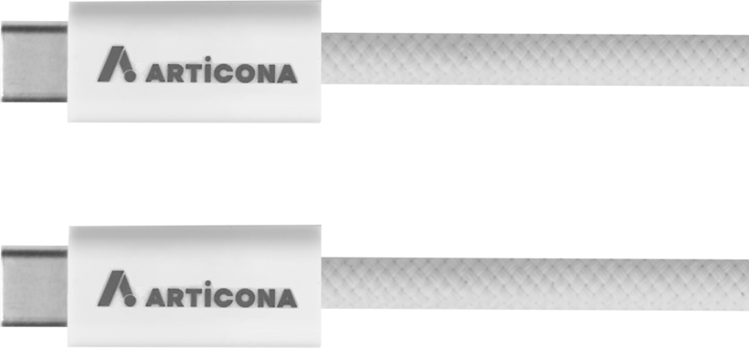 ARTICONA USB4 Typ C Kabel 1,5 m weiß