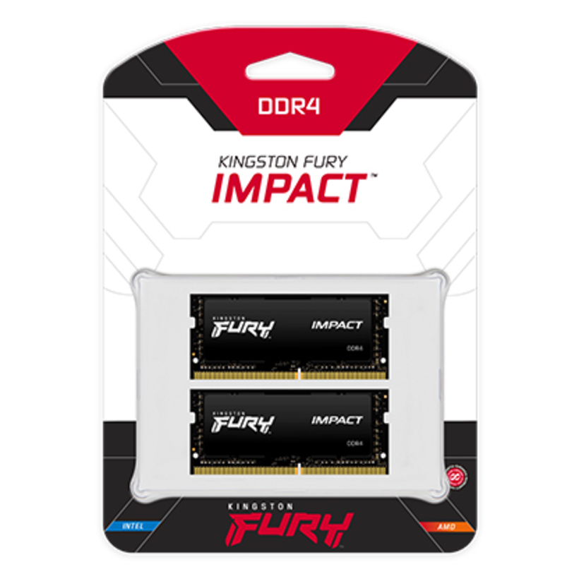 Fury 64 GB (2x32 GB) DDR4 3.200 MHz Kit