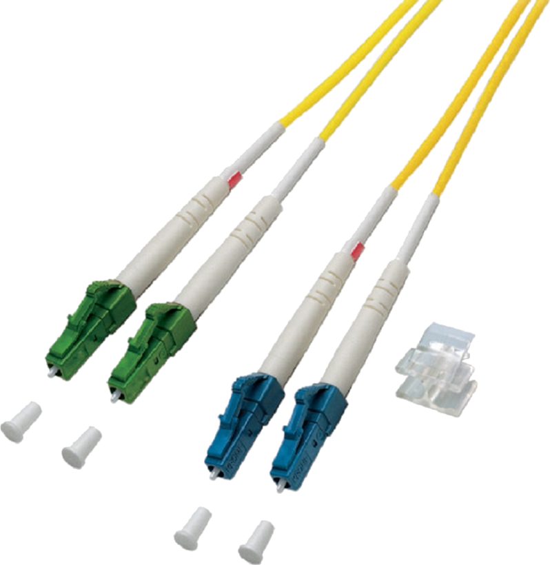 Câble patch FO duplex LC-LC 8°, 3 m, 9 µ
