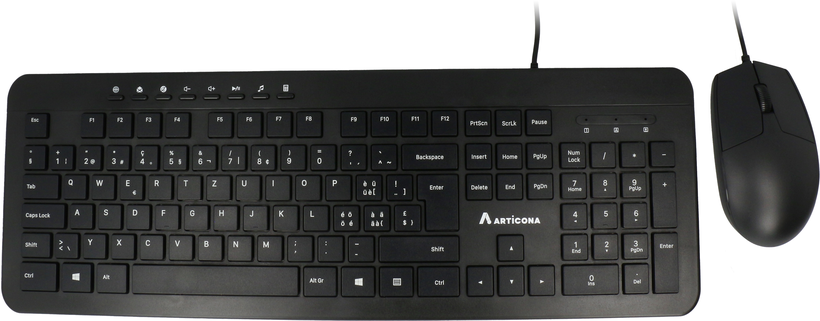 ARTICONA Wired Keyboard and Mouse Set